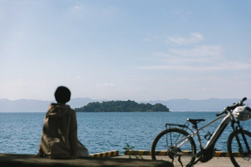 One Day E Bike Round Tour in Sakurajima