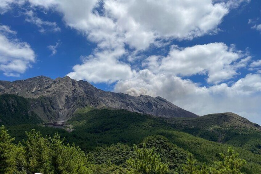 Historical Hill Climb E-bike Tour to Sakurajima's Peak