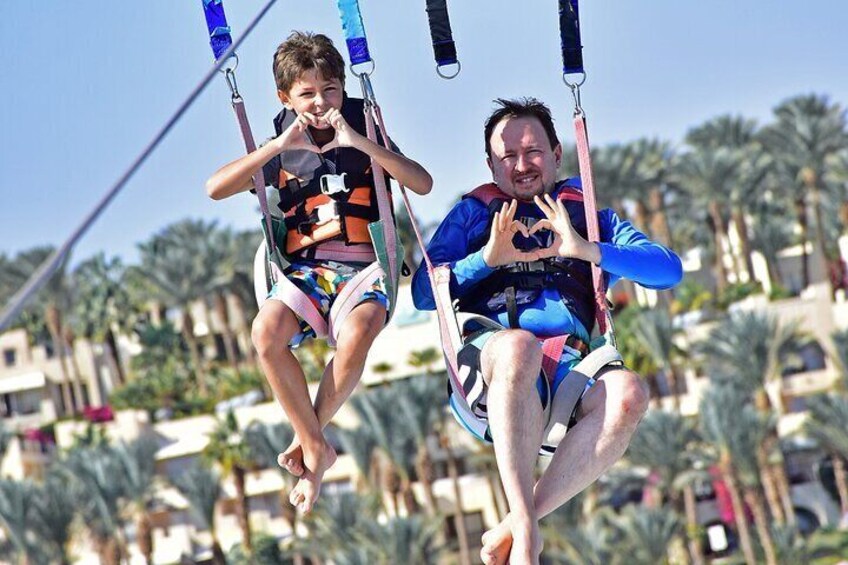 Parasailing Ride - Sharm El Sheikh, Single or Double, Private Car