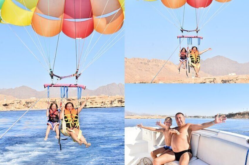 Parasailing Ride - Sharm El Sheikh, Single or Double, Private Car