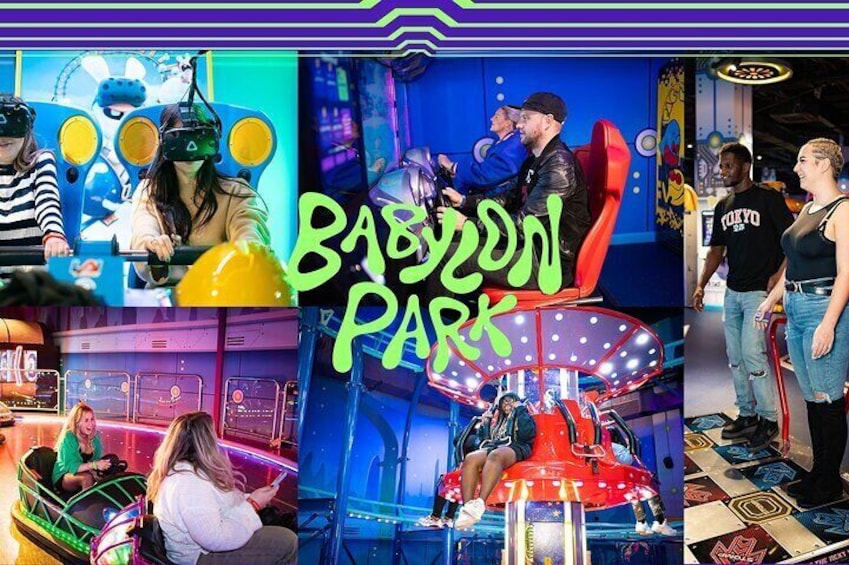 1 Hour Unlimited Games and Rides Ticket in Babylon Park