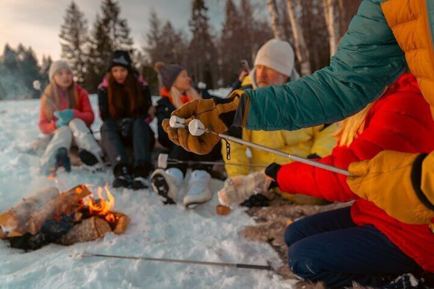 Lake Walk and Campfire Group Tour