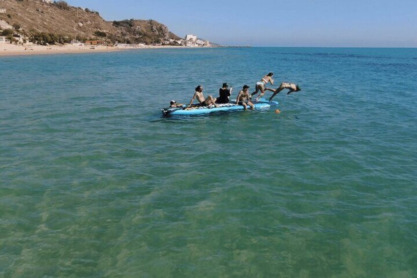 Big SUP / Paddle Board for Groups in Torre Salsa Nature Reserve