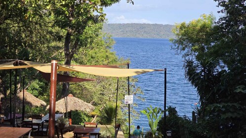 Masaya volcano + kayaking swiming at laguna beach