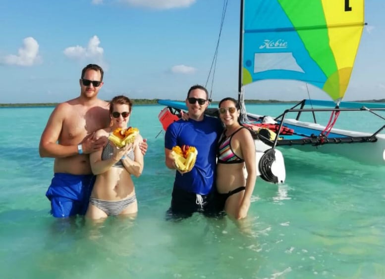 Picture 2 for Activity Bacalar: Private Catamaran Sailing Tour