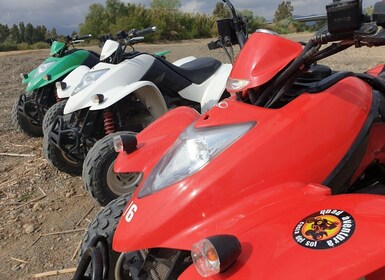 Málaga: Off-Road 2-Seater Quad Tour through Dirt and River