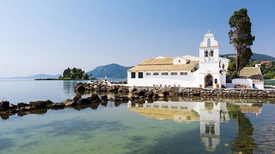 Corfu: Bus Trip to Pontikonisi, Mon Repos Achilleion & Swim