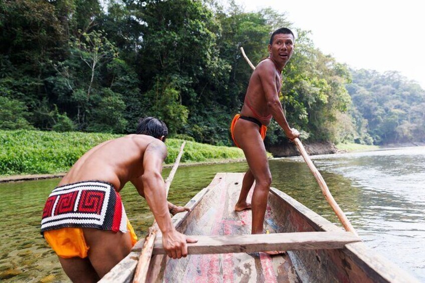 Panama City: Embera Village and Waterfall Tour with Lunch
