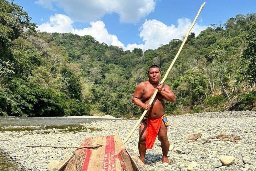 Visit to Embera Indigenous Village and River with Waterfall All Inclusive