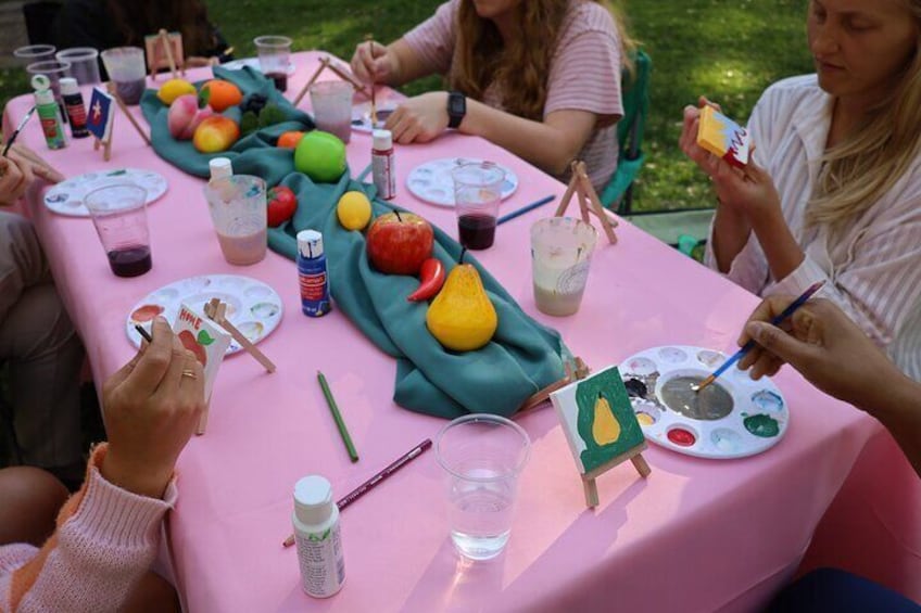 Be inspired by the fruit display or the beautiful scenery of Forsyth Park!