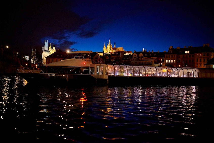 Picture 13 for Activity Prague: Sightseeing Dinner Cruise on Open-Top Glass Boat