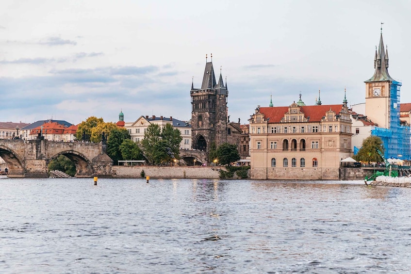 Picture 7 for Activity Prague: Sightseeing Dinner Cruise on Open-Top Glass Boat