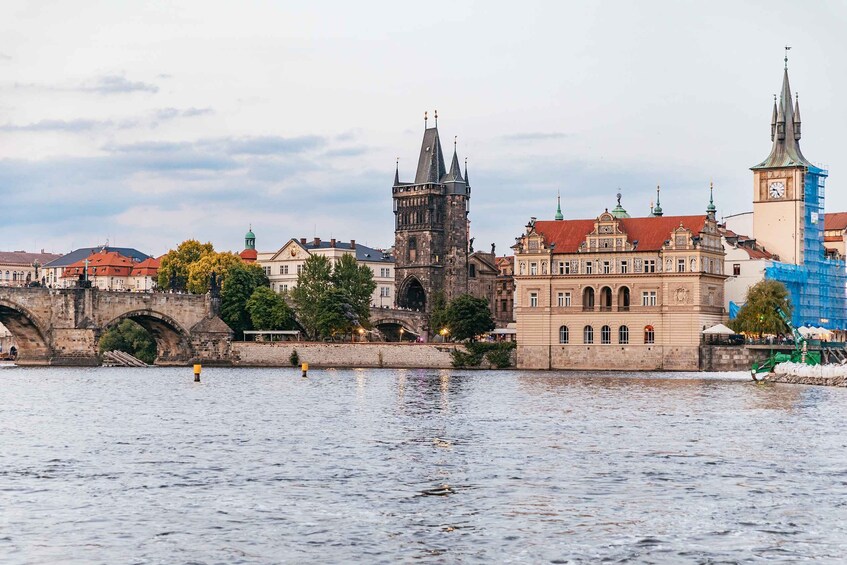 Picture 7 for Activity Prague: Sightseeing Dinner Cruise on Open-Top Glass Boat