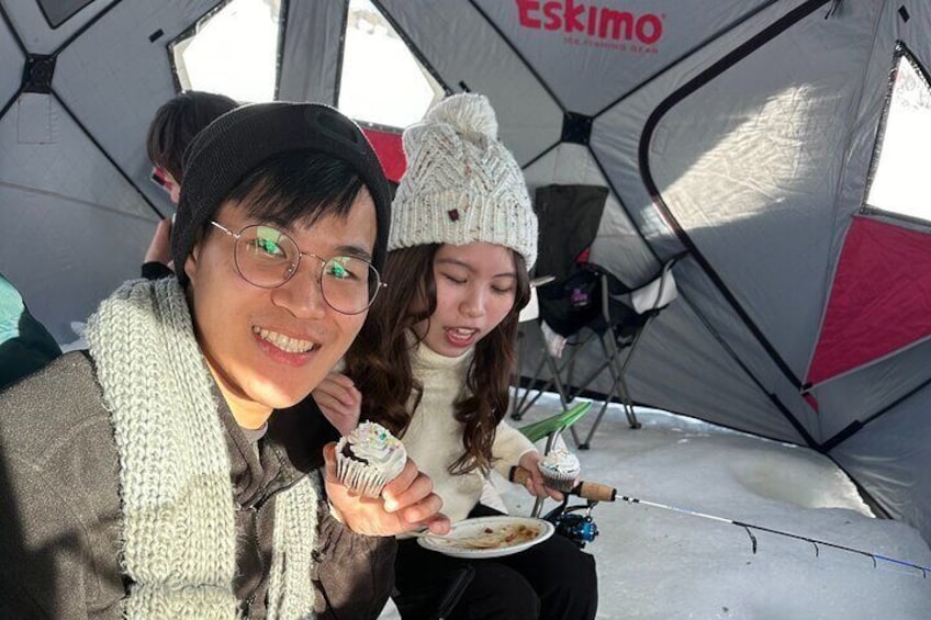 Wilderness Ice Fishing in Yellowknife