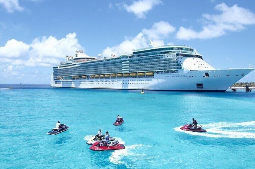 Grand Turk cruise port (BMC jet ski)