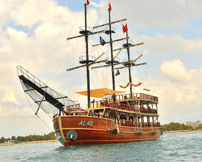 Picture 4 for Activity Alanya: Pirate Boat Tour with Unlimited Soft Drinks & Lunch