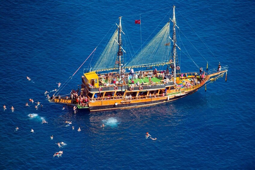 Picture 7 for Activity Alanya: Pirate Boat Tour with Unlimited Soft Drinks & Lunch