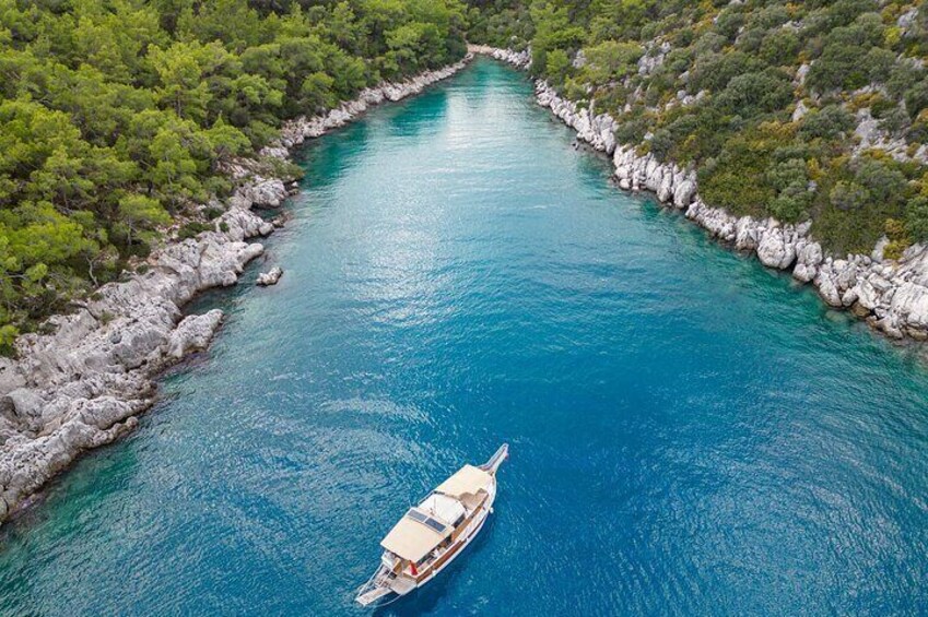 From Demre Sunset Boat Tour to Kekova