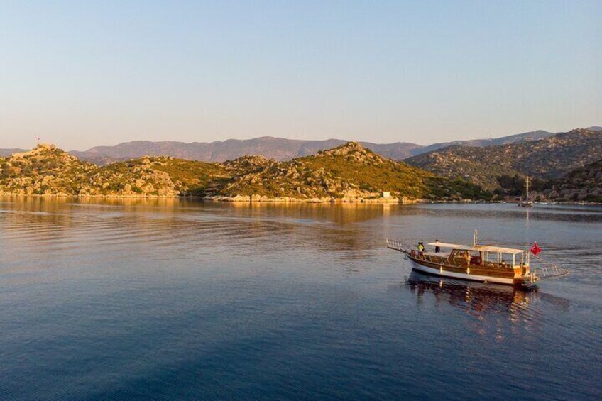 From Demre Sunset Boat Tour to Kekova