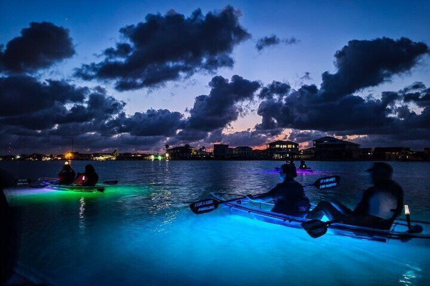 Glowing Kayak Tour Austin Lower Colorado River 