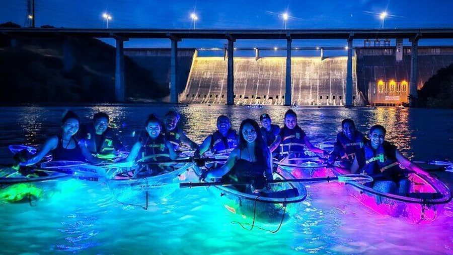 Glowing Kayak Tour Austin Lower Colorado River