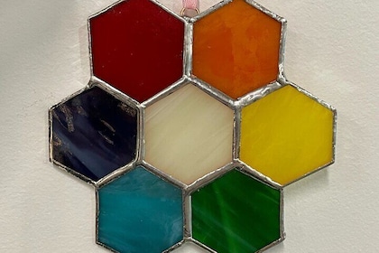 Make Your Own Stained Glass Honeycomb