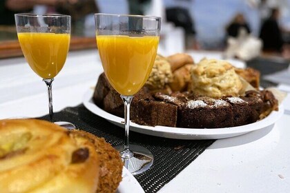 Pastries and Prosecco in Boston Harbor