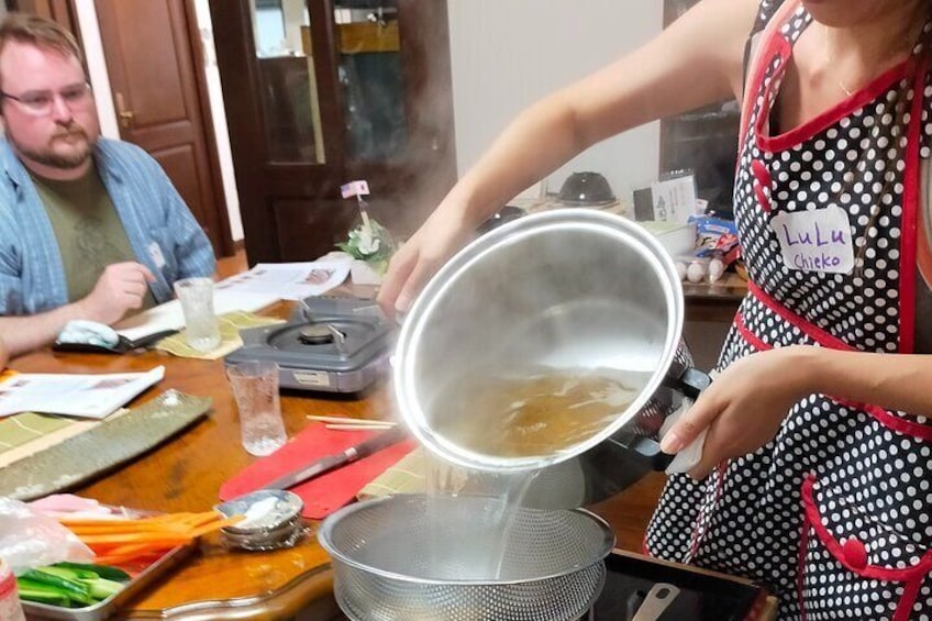 Japanese Home Styled Cooking Class in the City of Tokyo