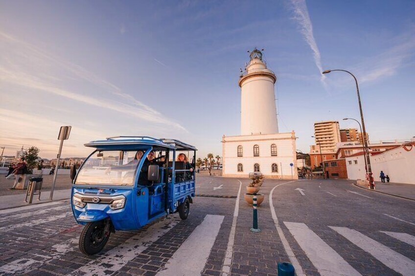 Explore Malaga by TukTuki : Essentials and Private Tour