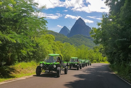 Dune Buggy Sulphur Spring and Waterfall Experience St. Lucia