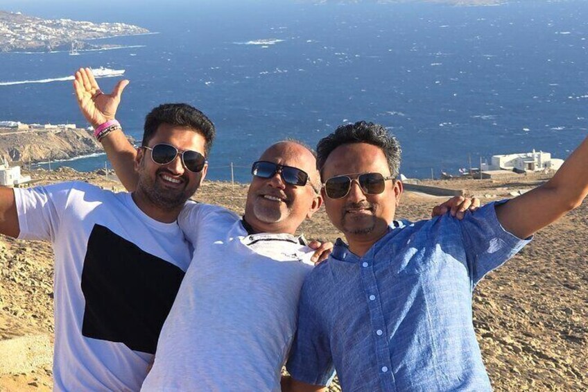 Private Mykonos Island tour by Luxury Minibus up to 11 passengers