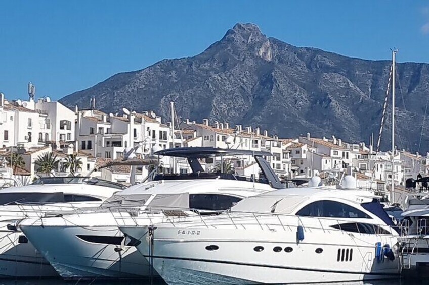 Sunset from Sailboat Marbella Puerto Banus with Drinks