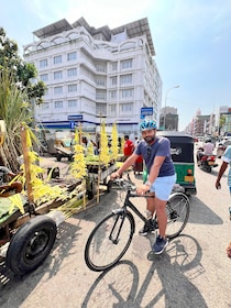 Mit dem Fahrrad durch Colombo