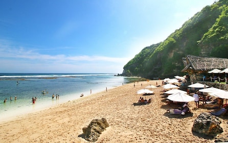 Uluwatu: Privat barhopping på strandklubb og klipper