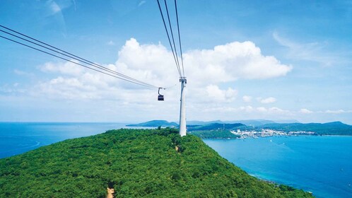 Phu Quoc: paseo en teleférico y recorrido en barco por 3 islas con almuerzo