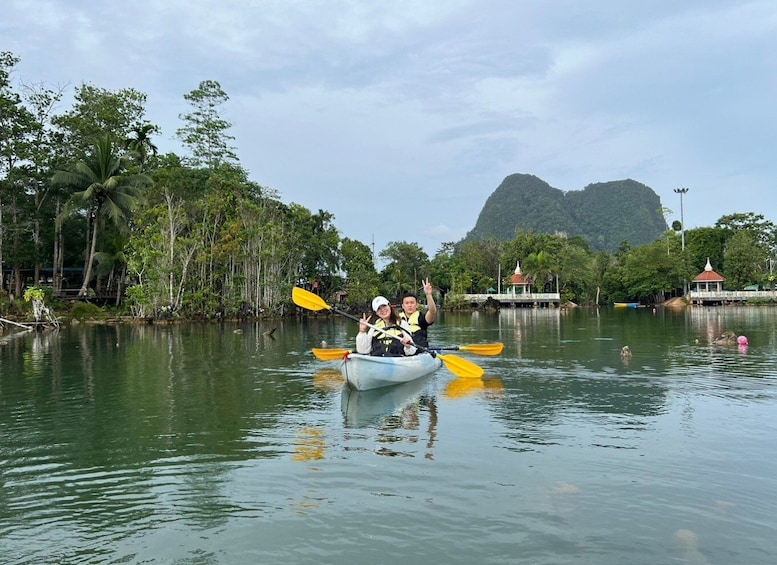 Picture 8 for Activity Krabi: Kayaking at Klong Nam Sai, Elephant Bathing & Feeding