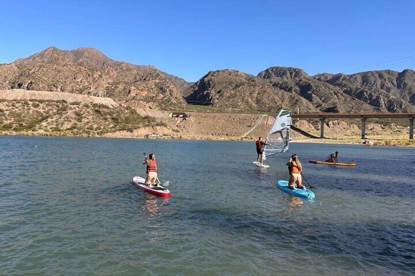 SUP Cruise Excursion in the Potrerillos Dam, Mendoza