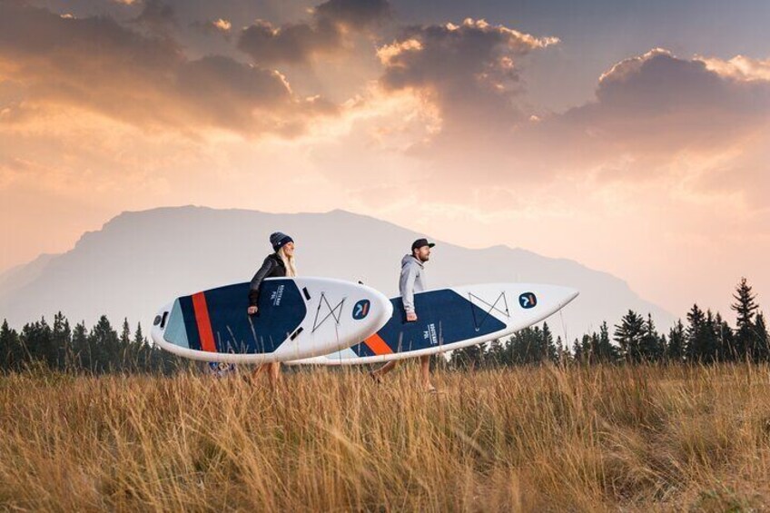 Canmore Stand Up Paddleboarding Guided Tour 