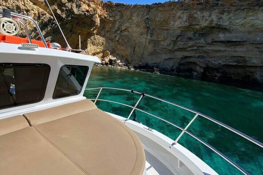 Private Boat Charter in Comino, Blue Lagoon, Gozo & Malta