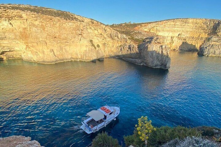 Private Boat Trip & Charter in Comino, Blue Lagoon, Gozo & Malta