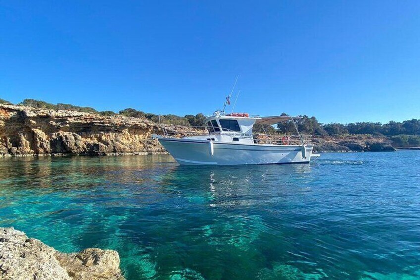 Private Boat Trip & Charter in Comino, Blue Lagoon, Gozo & Malta