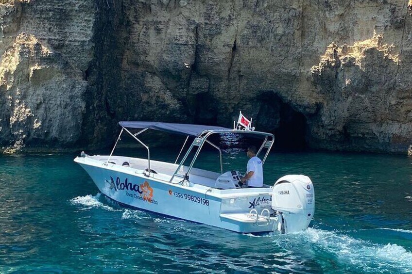 Malta: Private Boat Trip & Cruises Comino, Blue Lagoon, Gozo 