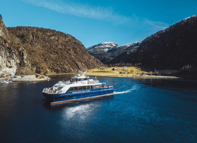 Picture 4 for Activity From Bergen: Mostraumen Fjord and Waterfall Cruise