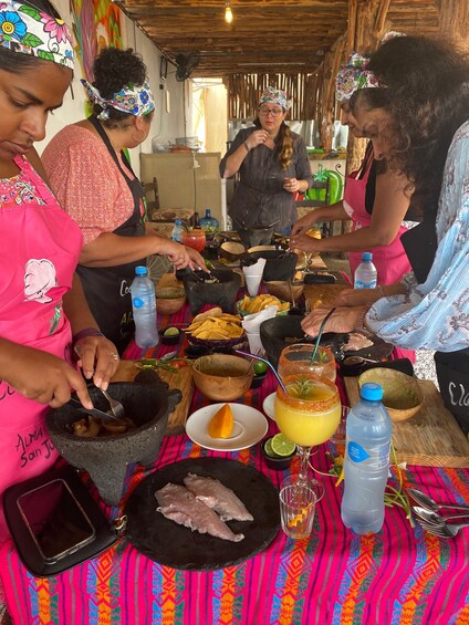 Picture 2 for Activity Costa Maya :Cooking Class +Margaritas & Mezcal tasting