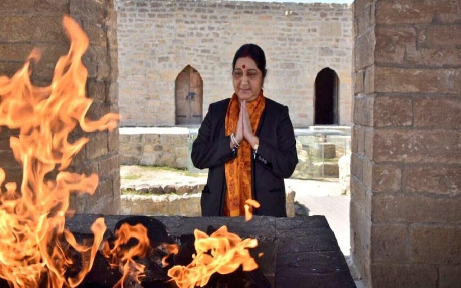 Picture 1 for Activity Ateshgah Fire temple and Burning mountain tour
