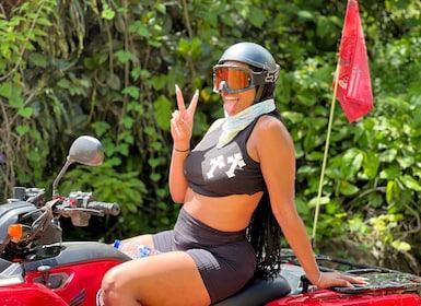 Uvita: Private ATV-Tour mit Kokosnuss-Rum-Verkostung