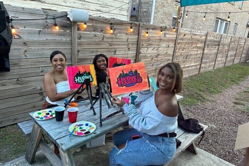 Hip Hop, R&B Paint and Sip Party Experience