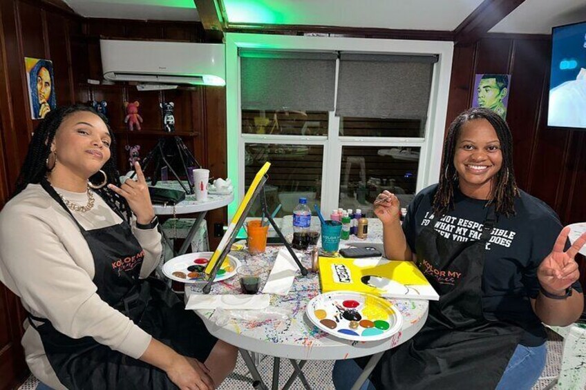 Hip Hop, R&B Paint and Sip Party Experience