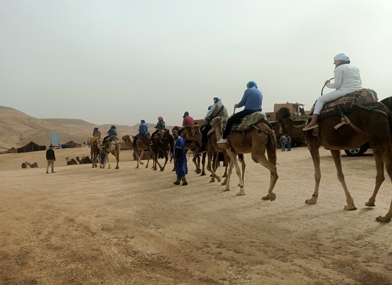 Picture 10 for Activity Sunset Camel Ride & Quad Tour In Agafay Desert With Dinner
