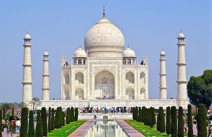 Fra Delhi: Privat biltur til Taj Mahal og Agra-fortet